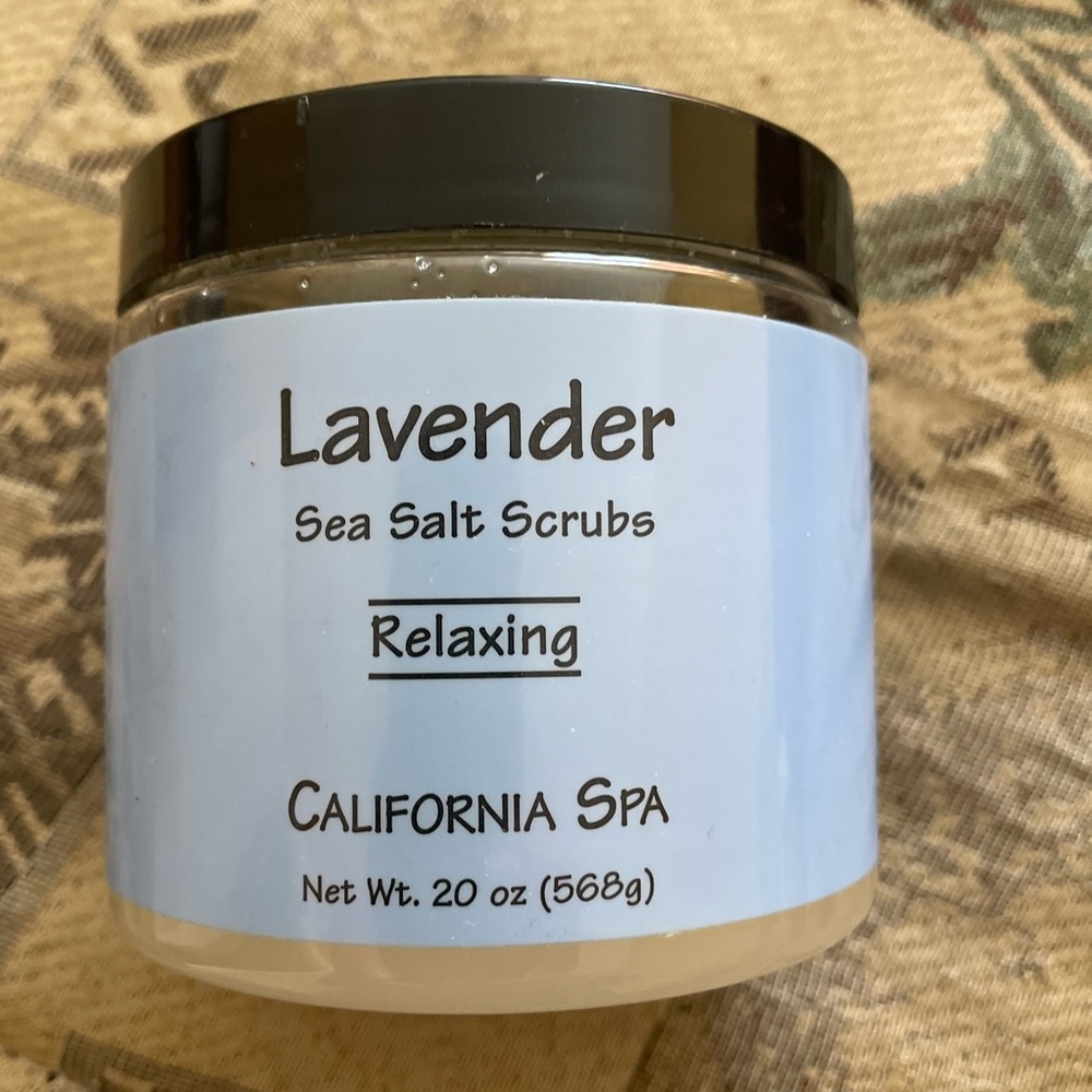Sea salt scrub